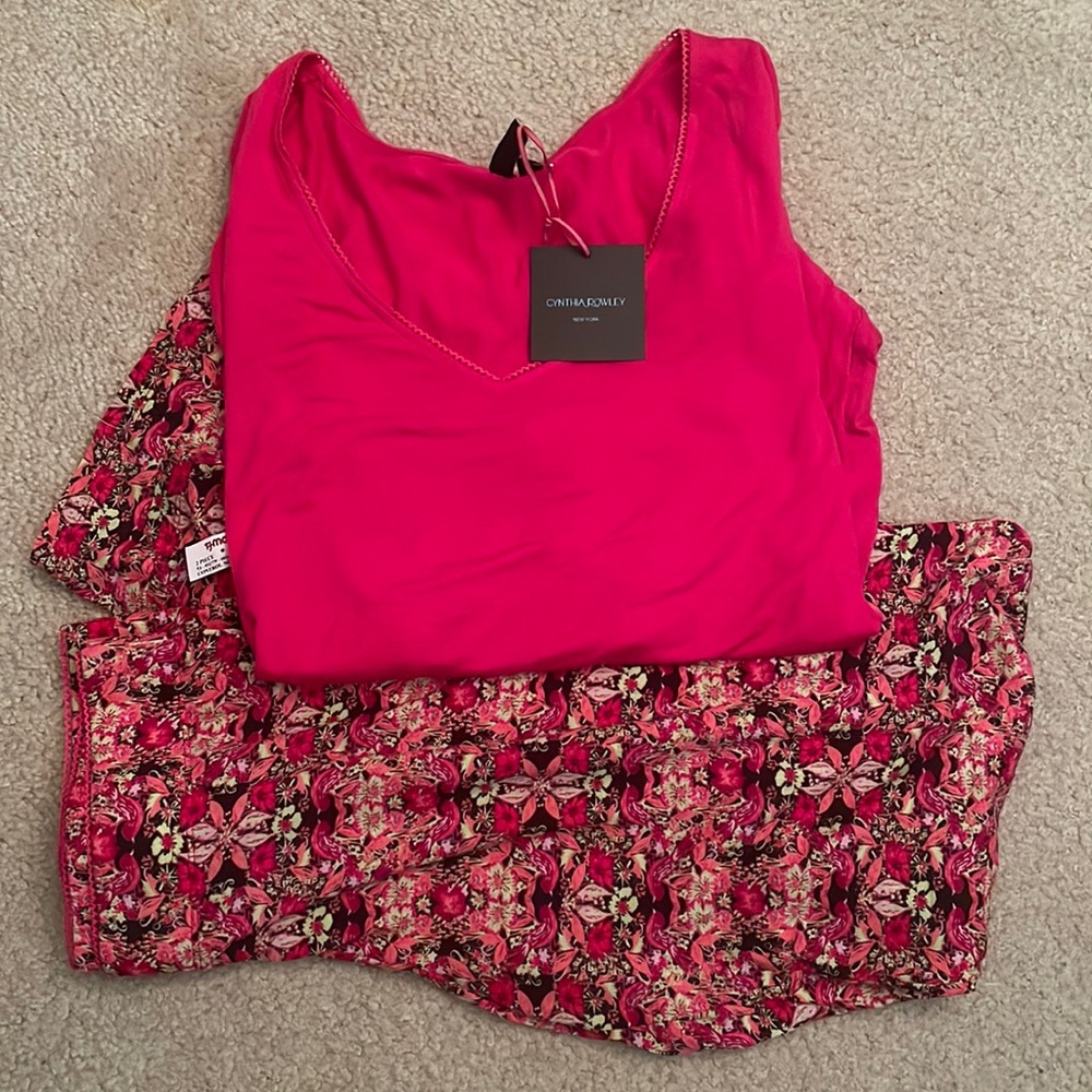 Cynthia Rowley Womens Pajama Set